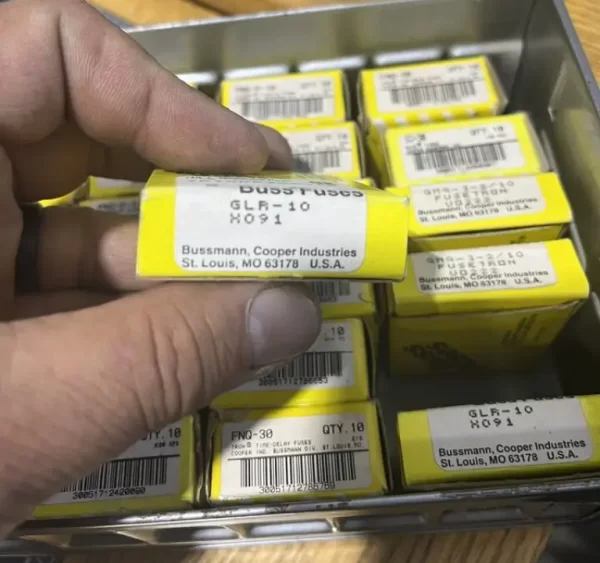 COOPER BUSSMANN GLR – 10 H 091 FUSES (X1 FUSE EACH) BRAND NEW (1)