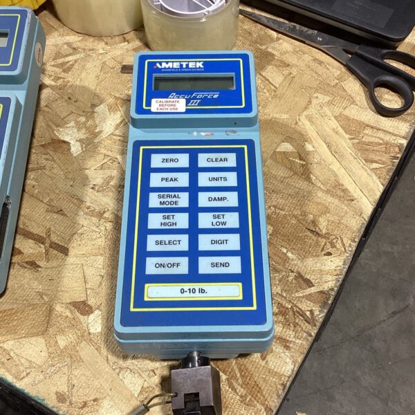 Ametek Accu Force III Digital Force Gauge 0-10 lb.