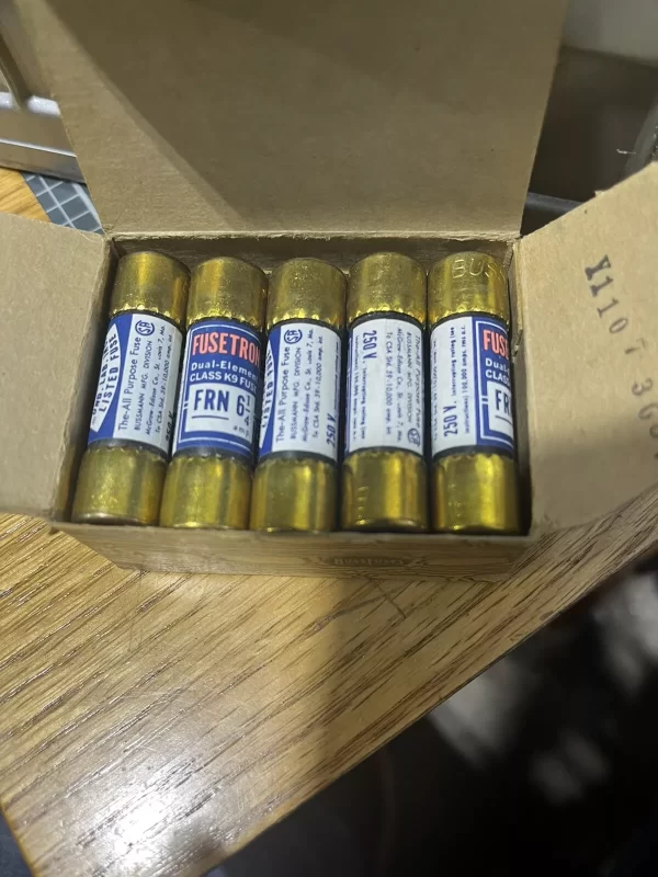 Fusetron FRN 6 1/4 Fuse Pack Of 10