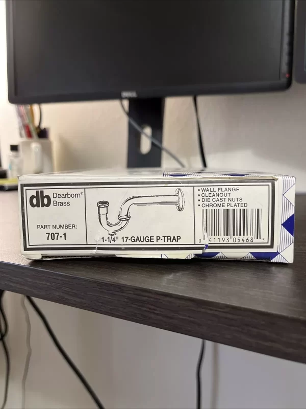 Dearborn Brass 1-1/4” 17 Gauge P-Trap