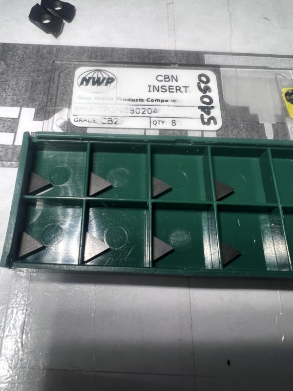 NWP CBN INSERTS TPGN080204 GRADE CB2 (8 Pack)