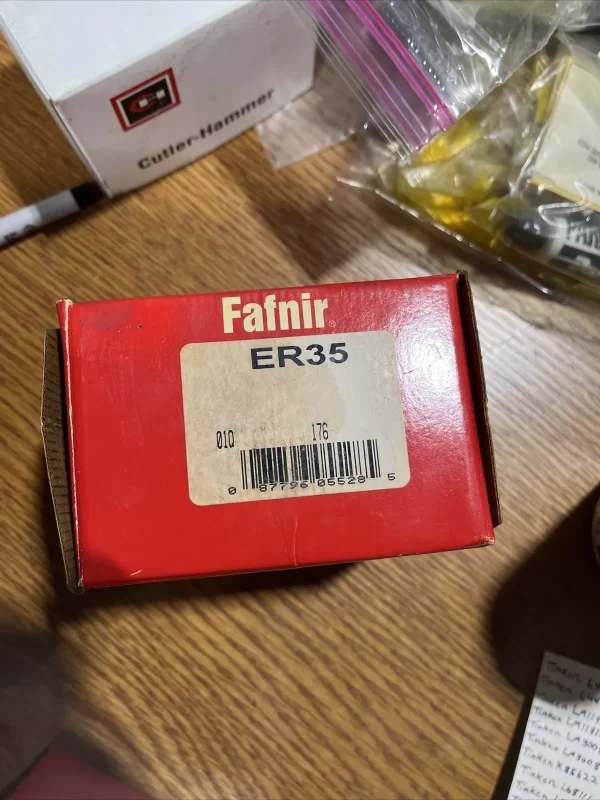 FAFNIR ER-35 BEARING INSERT w/ collar & snap ring ER35 2-3/16" ID