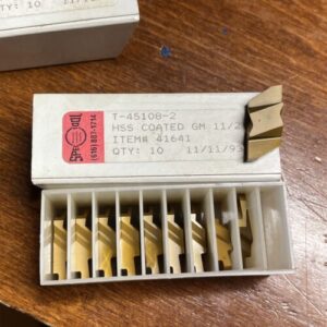 SpecTool T-45108-2 Carbide Grooving Inserts - 10 Pack