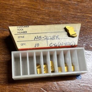 Spec Tool NG-2125R Carbide Grooving Inserts - 7 Pack
