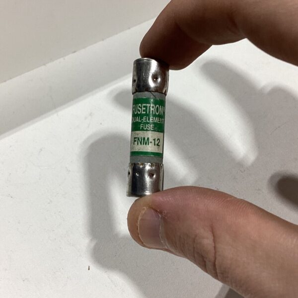 Bussmann FNM-12 Fusetron Dual-Element Fuse 12A 125VAC - Image 2