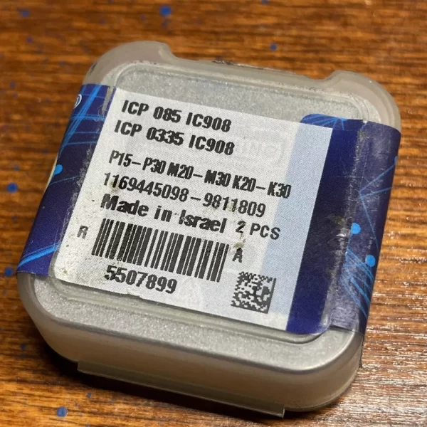Iscar ICP 085 IC908 Replaceable Drill Tip - 2 Pieces - Carbide