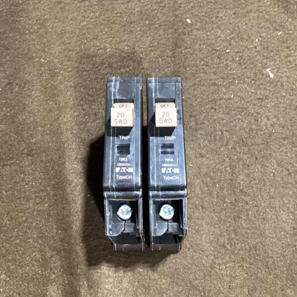 Cutler-Hammer Eaton Circuit Breaker E11713 Single Pole 20amp