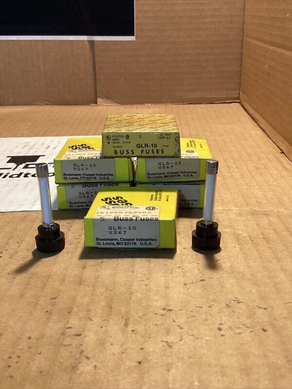 LOT of 32 GLR-10 Buss Fuses - BRAND NEW IN BOX SHIPS TODAY