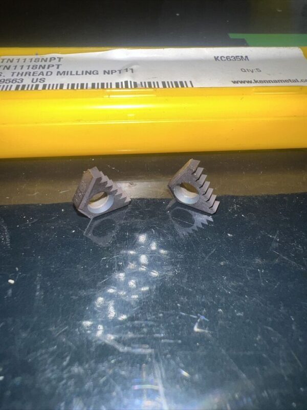 KENNAMETAL STN1118NPT KC635M Thread Milling NPT11 Inserts 2 Pack
