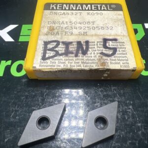 Kennametal DNGA 432T (DNGA 15-04-08T) K090 Ceramic Inserts, 2 Pack