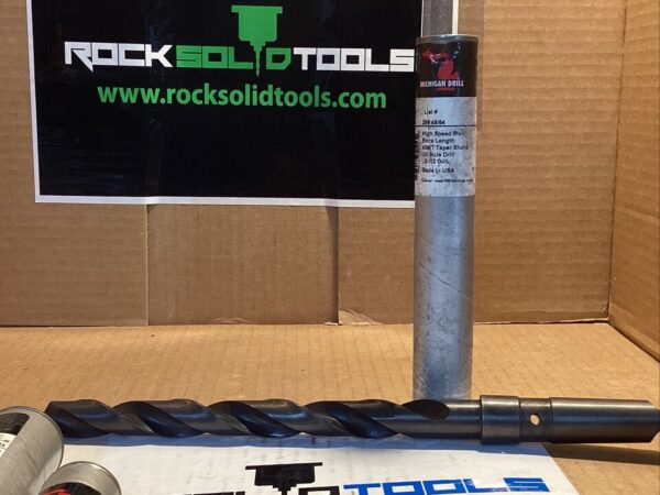 Michigan Drill 296 Series #3MT 41/64” Extra Long, High Speed Oil Hole Drill Bit