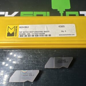 KENNAMETAL NGD4189LK KC5025 Top Notch Deep Grooving Inserts 2 Pack