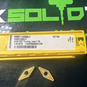 KENNAMETAL VBMT110308LF KC730 ANSI/ISO Turning Inserts 2 Pack