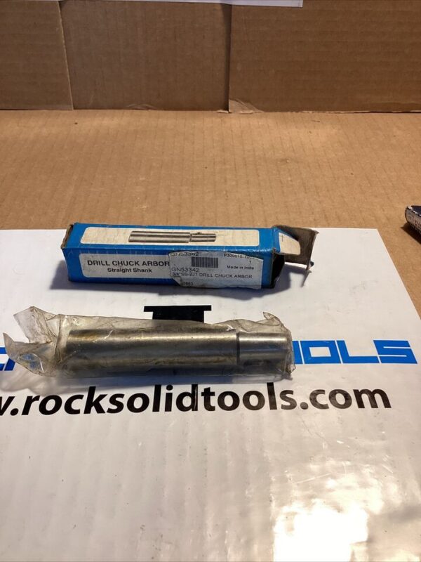 2JT x 3/4" Straight Shank - Drill Chuck Arbor - NEW OLD STOCK