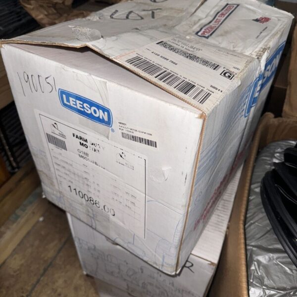 LEESON 1/2HP 1725RPM 56 TEFC 1PH HI-TORQUE MOTOR 110086.00 - Image 3