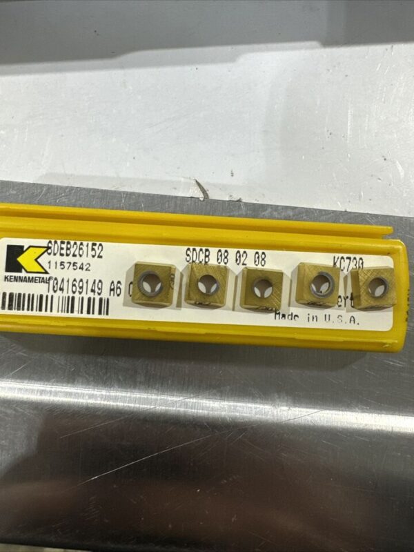 KENNAMETAL SDEB26152, SDCB 08 02 08    KC730 CARBIDE INSERTS 5pk