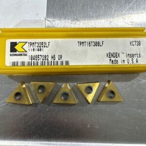 KENNAMETAL TPMT3252LF, TPMT16T308LF Grade KC730 KENDEX Inserts 5pk