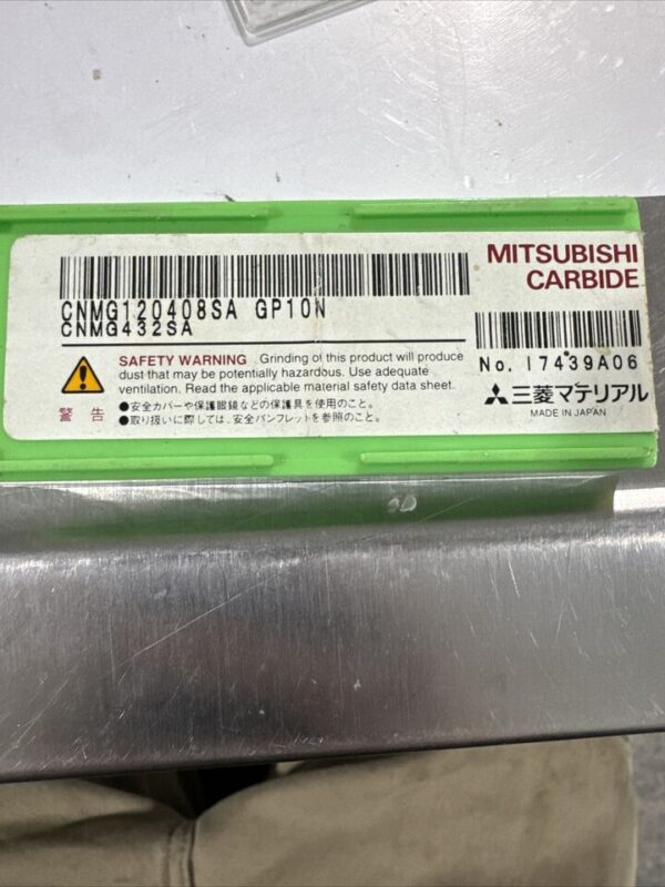 MITSUBISHI CNMG120408SA  GP10N Carbide Inserts CNMG432SA - Image 2