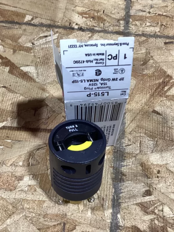 Pass & Seymour Legrand L515-P Turnlok Plug 15A 125V (NEW IN BOX SHIPS TODAY) - Image 2