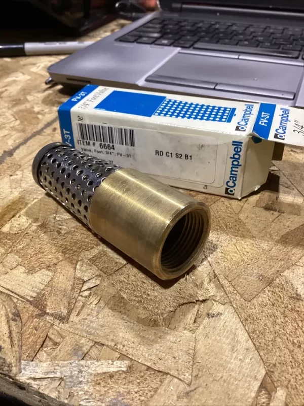 Campbell 5YM24 Brass Foot Valve FV-3T NEW IN BOX SHIPS TODAY - Image 2