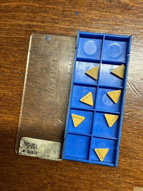 Valenite TPG-222 Carbide Turning Insert - 7 pack