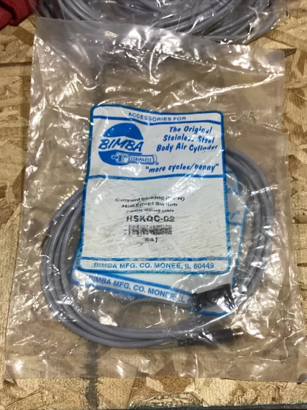 Bimba HSKQCX-02 2m Pneumatic Cylinder Switch Kit NEW IN PACKAGE