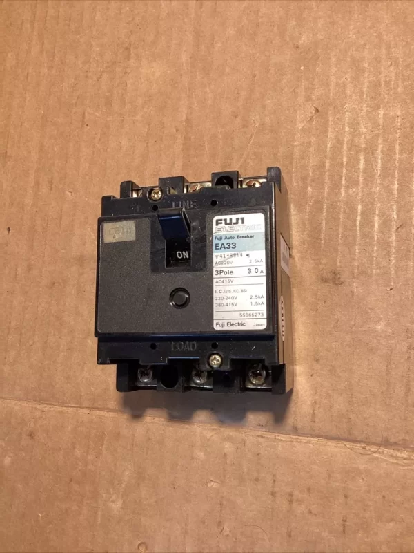 Fuji Electric Circuit Breaker - EA33 - 30A - 2.5kA - 3 Pole
