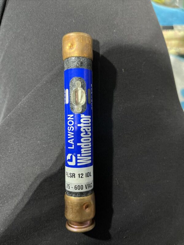 Lawson Windocator FLSR-12-IDL Indicating Fuse 12Amp 75-600VAC FLSR12IDL