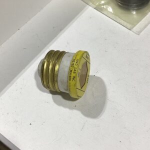 Bussmann W-15 Screw-In Glass Type Fuse 15 Amp Fast-Acting