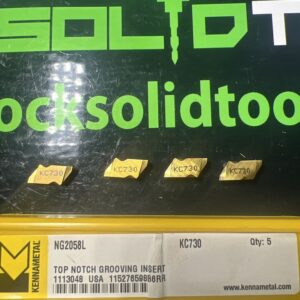 KENNAMETAL NG2058L  KC730 Top Notch Grooving Inserts 4 Pack