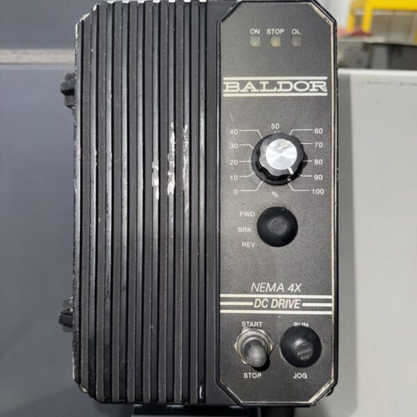 BALDOR DC MOTOR SPEED CONTROL  NEMA 4X DC DRIVE BC160 CN3000A46