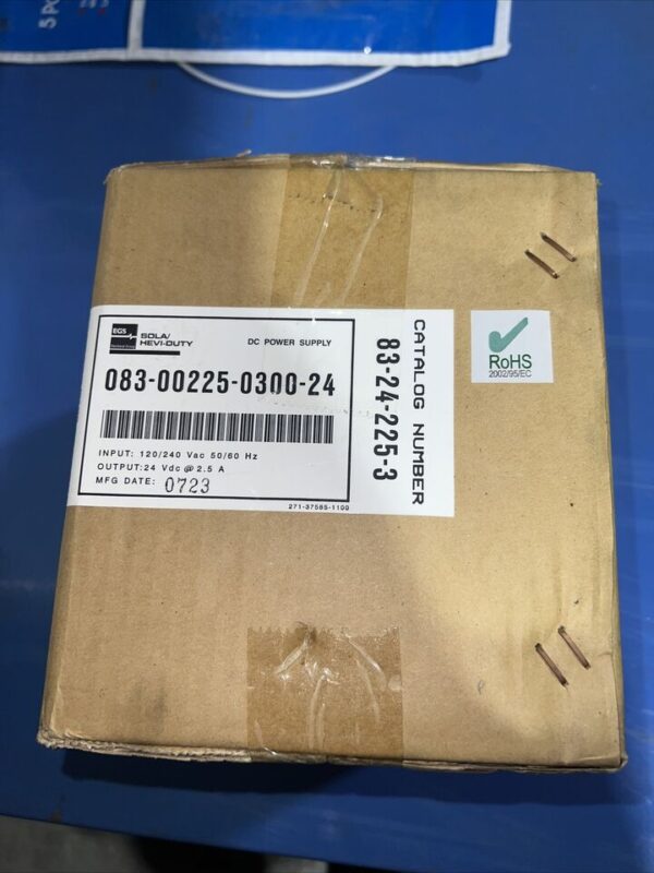 EGS SOLA/ HEVI DUTY DC POWER SUPPLY  83-24-225-3 - Image 2
