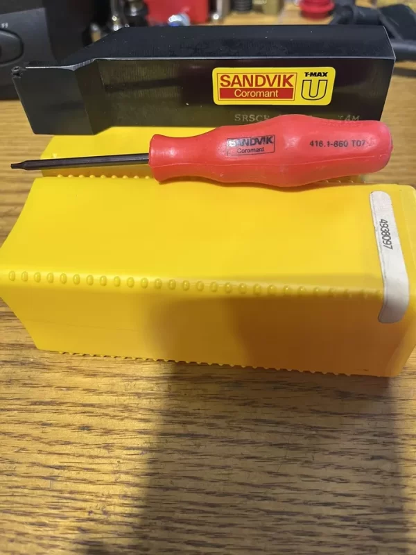 Sandvik SRSCR 16 2C button grooving tool New inbox ships today