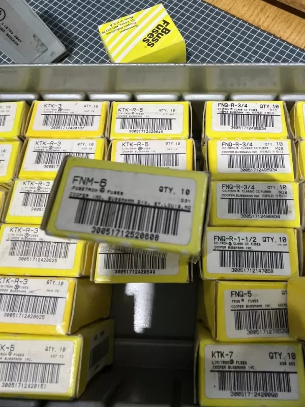 Cooper Bussmann FNM-6 Fuses (x1 Fuse Each) BRAND NEW IN BOX