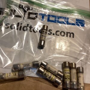 Bussmann FNQ 6 1/4 Amp 500V Midget Fuse - LOT OF 8 OLD STOCK FUSES