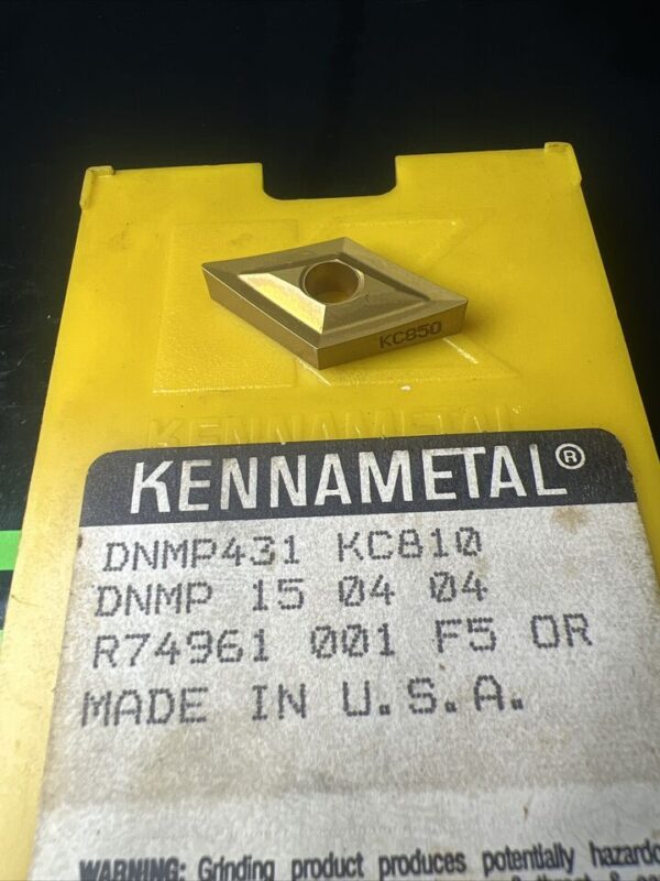 KENNAMETAL DNMP431 KC810 Top Notch Turning Insert