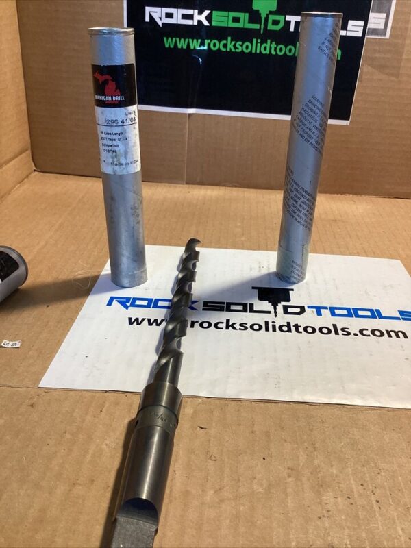 Michigan Drill 296 Series #3MT 49/64” Extra Long, High Speed Oil Hole Drill Bit - Image 2