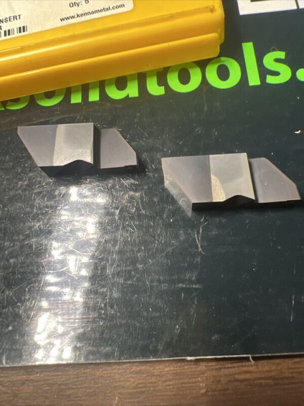 KENNAMETAL NGD4189LK KC5025 Top Notch Deep Grooving Inserts 2 Pack - Image 2
