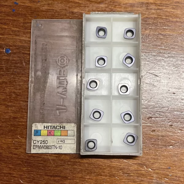 Hitachi CY250 EPNW0803TN-10 Carbide Inserts - 10 Piece