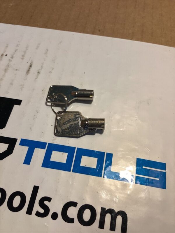 SET OF TWO NEW SENTRYSAFE Round Safe Keys Cut To Code - 2038 - Image 2