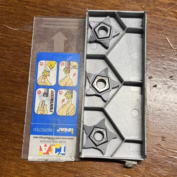 ISCAR Penta 24N247J020 Carbide Grooving Inserts - 3 Pack