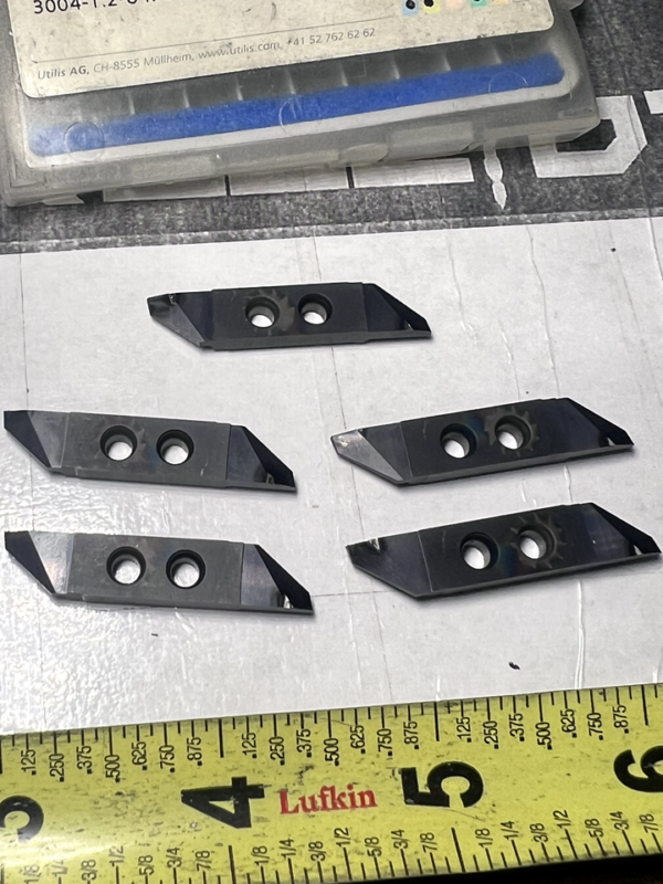 UTILIS MULTIDEC SWISS TYPE TOOLS 3004-1.2-8R UHM30 HX (5 Pack)