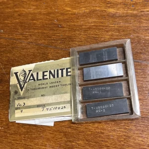 Valenite T4510420 VC2 Carbide Inserts - 4 Pack