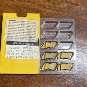 Kennametal MG3110R KC850 Carbide Grooving Inserts - 5 Pack
