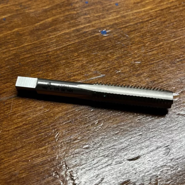 Valenite M12x1.75 Bottoming D6 4 Flute Straight Flute Hand Tap