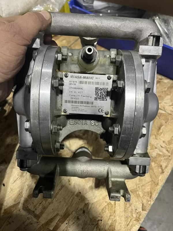 versa matic pump E5Aa6x669C aluminum E series bolted air diaphragm pump 12 gpm