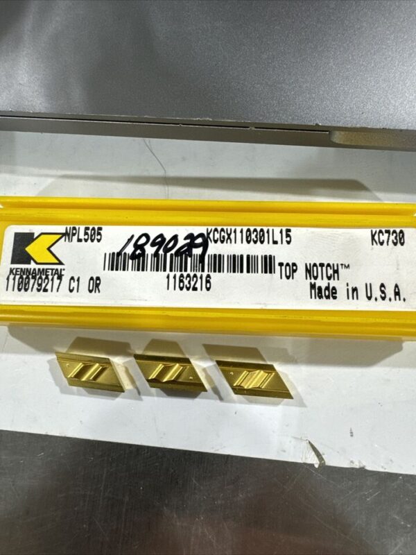 KENNAMETAL NPL505 KCGX110301L15 KC730 Top Notch Inserts