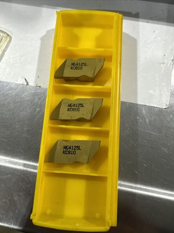 KENNAMETAL NG4125L KC810 Top Notch Inserts 3pk