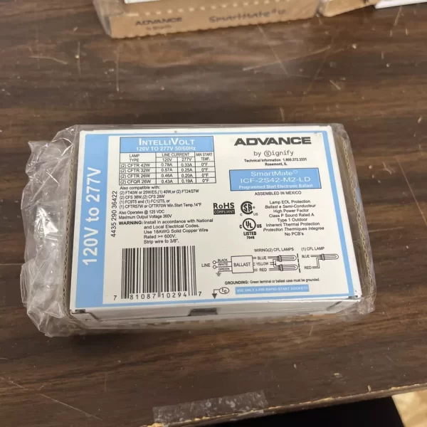 Philips Advance SmartMate ICF-2S42-M2-LD IntelliVolt 120v-277v BALLAST