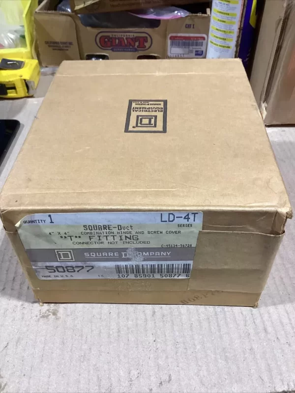 SQUARE D LD-4T Square Duct Wireway NEW IN BOX SHIPS TODAY